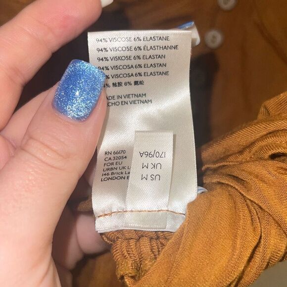 ✨Free People In The Mood Tank Top Amber Size Medium✨ - Picture 8 of 8